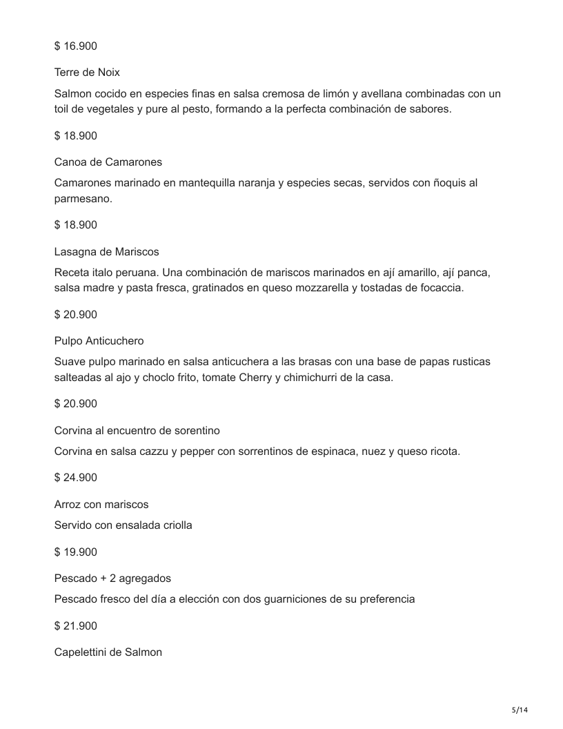 Menu Club Nautico Cavancha-10