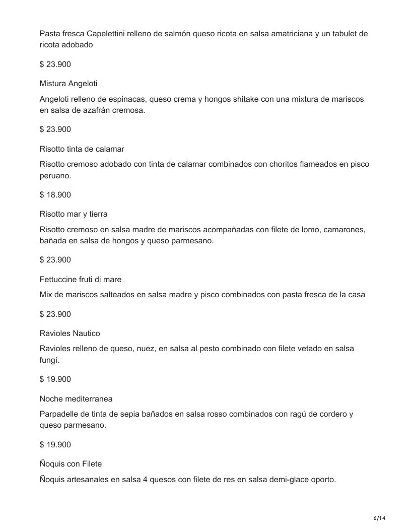 Menu Club Nautico Cavancha-2